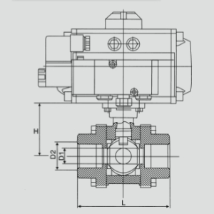 Pneumatic High Pressure Ball Valve Valve Manufacturer